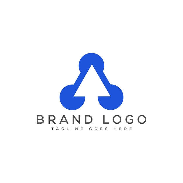 Un diseño de plantilla vectorial de diseño de logotipo para la marca