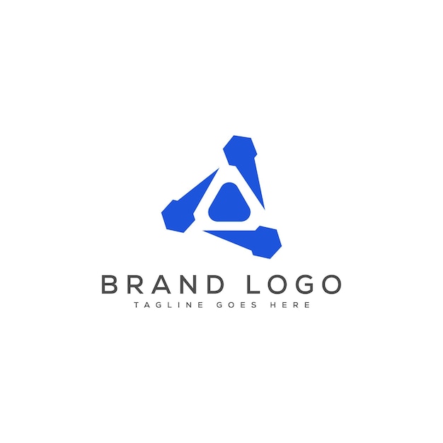 Un diseño de plantilla vectorial de diseño de logotipo para la marca