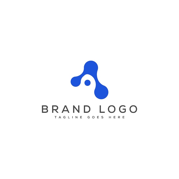 Un diseño de plantilla vectorial de diseño de logotipo para la marca