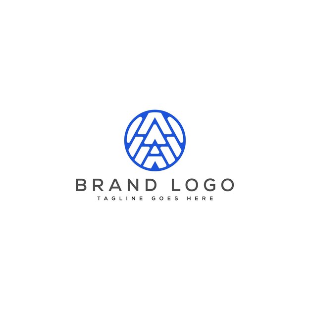 Un diseño de plantilla vectorial de diseño de logotipo para la marca