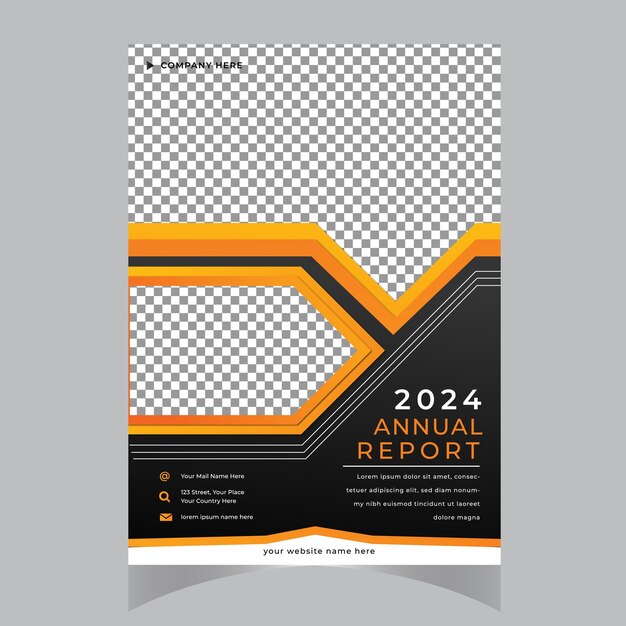diseño de plantilla vectorial de folleto de negocios abstracto diseño de portada de folleto informe anual cartel fly