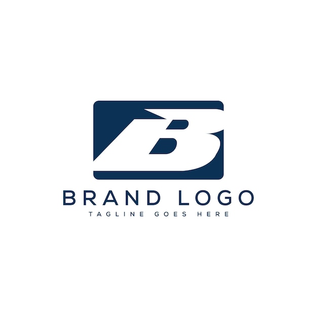 Diseño de plantilla vectorial de la letra B del logotipo para la marca