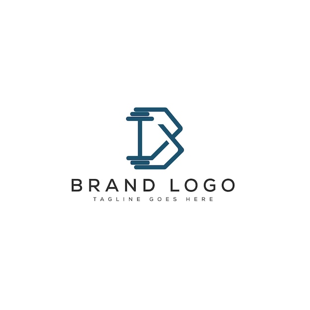 Diseño de plantilla vectorial de la letra B del logotipo para la marca