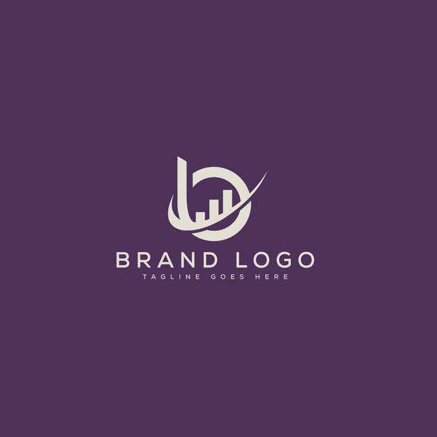 Diseño de plantilla vectorial de la letra B del logotipo para la marca