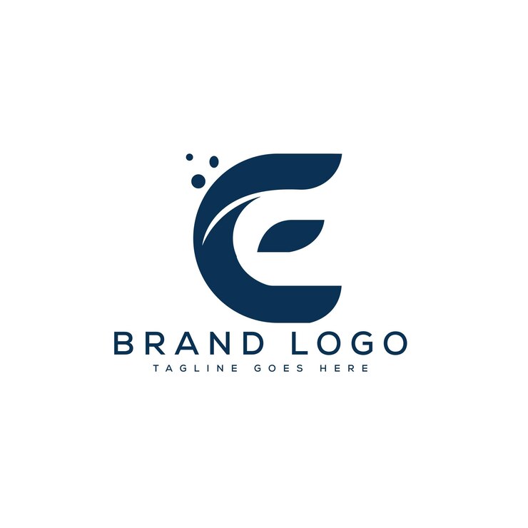 Vector diseño de plantilla vectorial de la letra e del logotipo para la marca