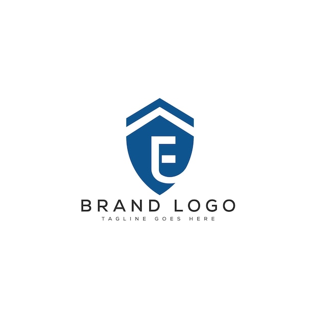 Diseño de plantilla vectorial de la letra E del logotipo para la marca