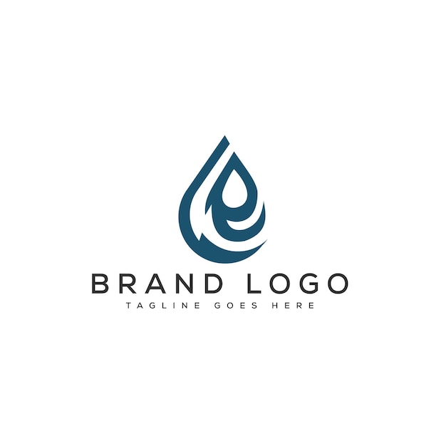 Diseño de plantilla vectorial de la letra E del logotipo para la marca