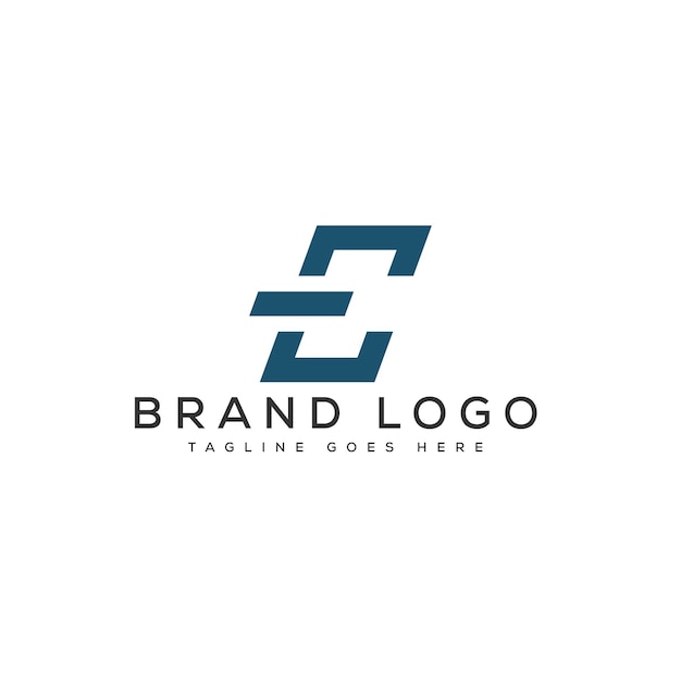Diseño de plantilla vectorial de la letra E del logotipo para la marca