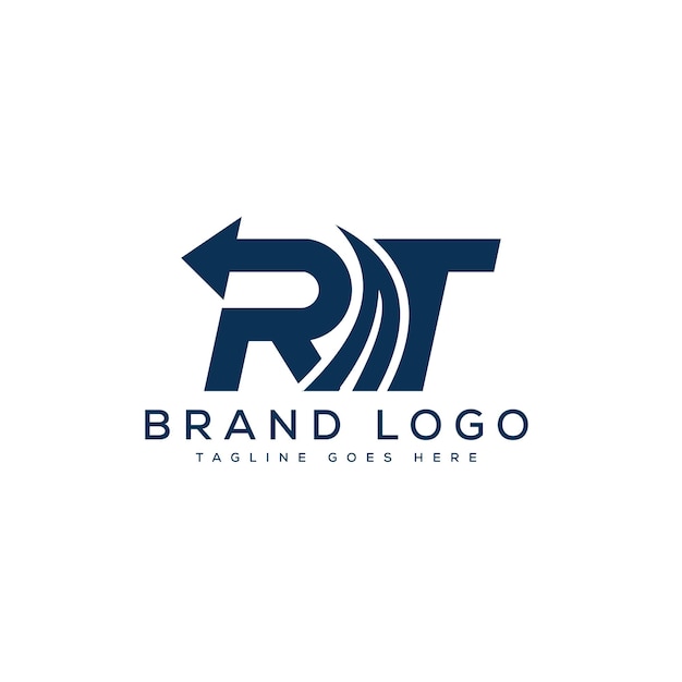 Diseño de plantilla vectorial de letra de logotipo para marca