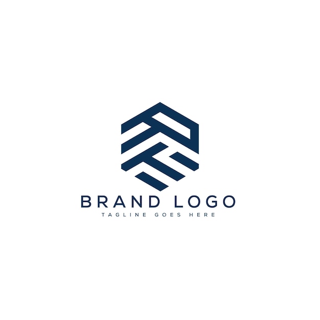 Diseño de plantilla vectorial de letra de logotipo para marca
