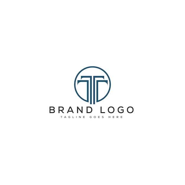 Diseño de plantilla vectorial de la letra T del logotipo para la marca