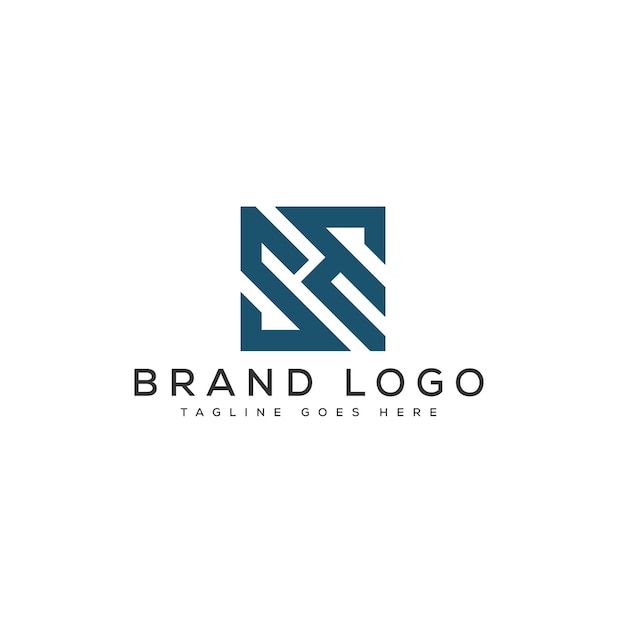 Diseño de plantilla vectorial de letras del logotipo de MS para la marca