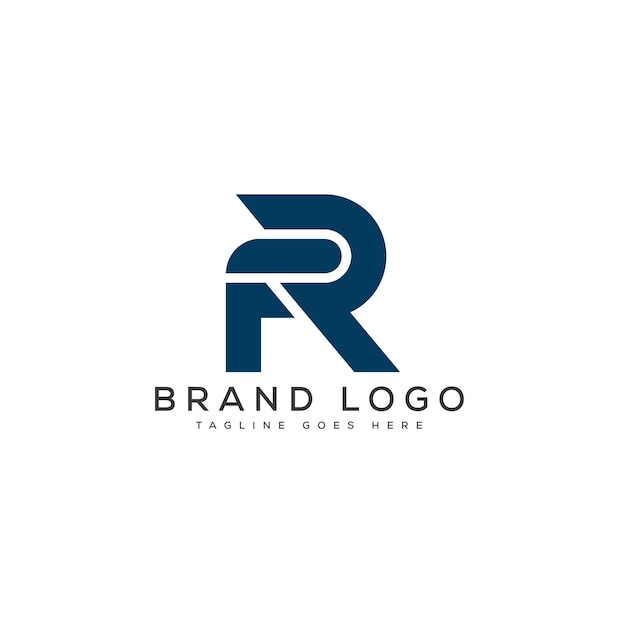 Diseño de la plantilla vectorial del logotipo de la letra RF para la marca