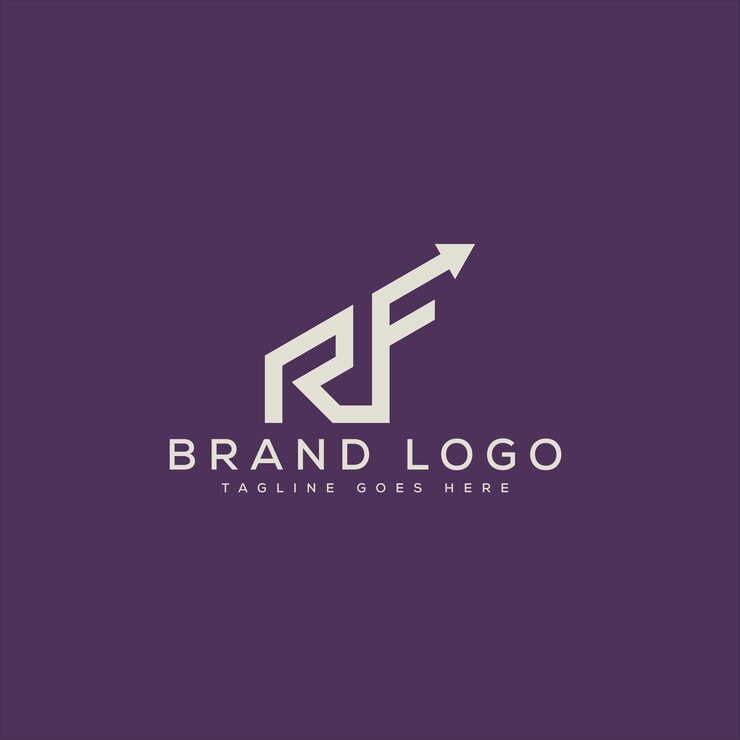 Vector diseño de la plantilla vectorial del logotipo de la letra rf para la marca