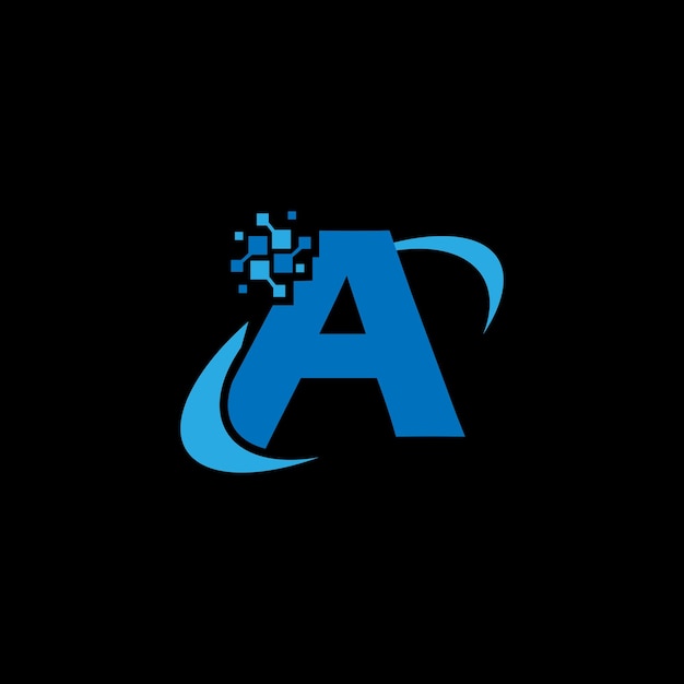 Un diseño de plantilla vectorial de logotipo para la marca A Logo