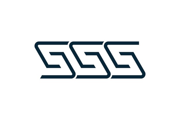 Diseño de plantilla vectorial del logotipo número 555
