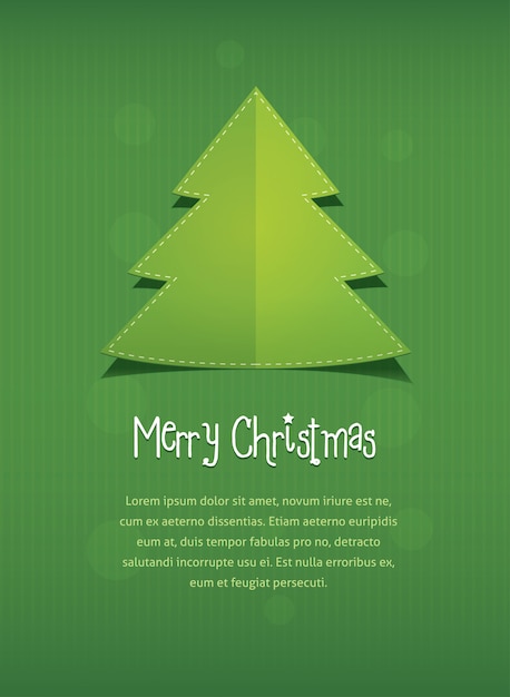 Diseño de plantilla de volante de folleto de postal de feliz Navidad