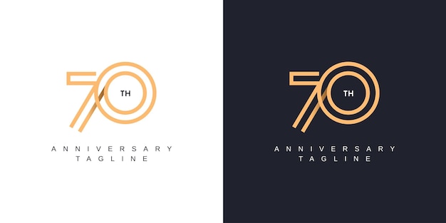 Diseño de plantillas para el 70 aniversario