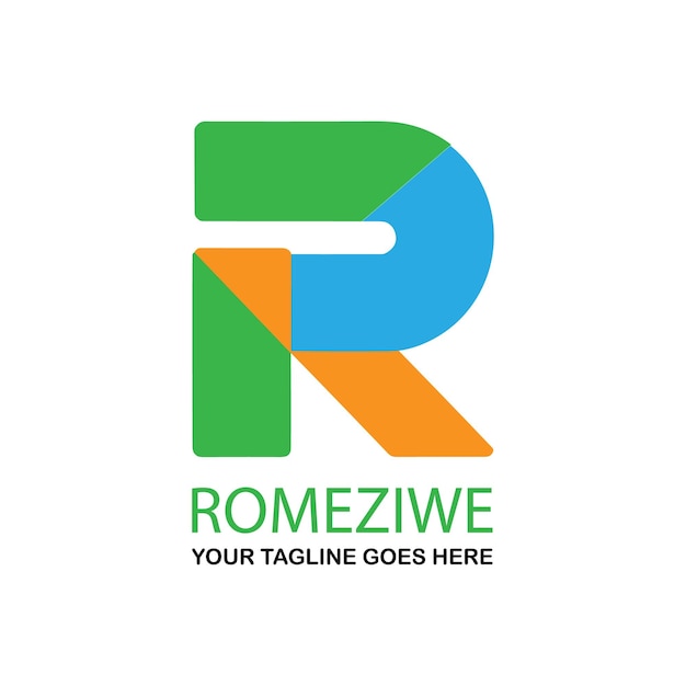 Diseño de plantillas atractivas para el logotipo de R
