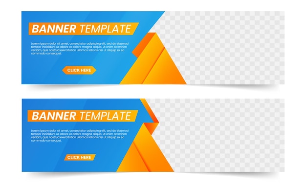 diseño de plantillas de banners para necesidades promocionales o de eventos