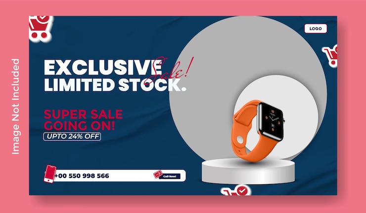 Vector diseño de plantillas de banners publicitarios para la venta de productos