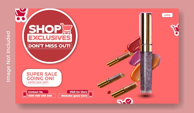 Diseño de plantillas de banners web para la venta de productos