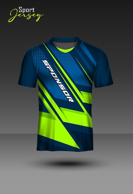 Diseño de plantillas de camisetas deportivas
