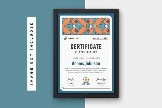 Diseño de plantillas de certificados retro creativos