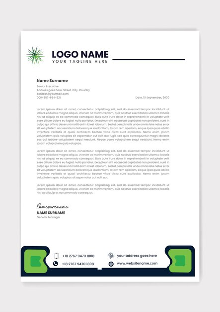 Diseño de plantillas para encabezados de oficina