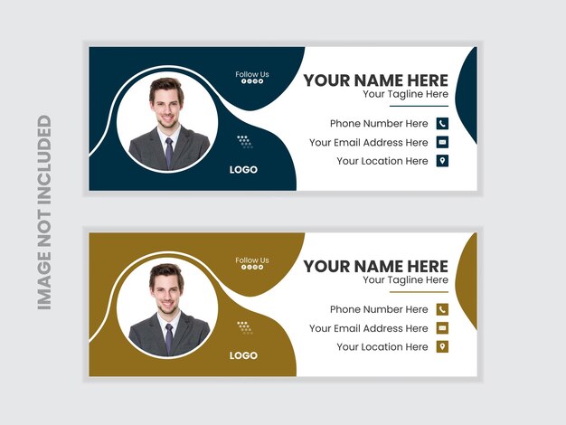 diseño de plantillas de firmas de correo electrónico corporativas