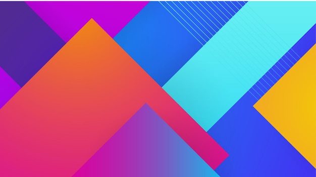Diseño de plantillas de fondo abstractas coloridas y modernas Diseño gráfico abstract vectorial Patrón de banner Presentación de plantillas web de fondo