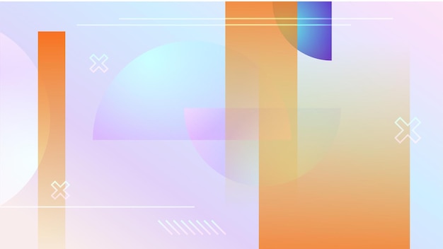 Diseño de plantillas de fondo abstractas coloridas y modernas Diseño gráfico abstract vectorial Patrón de banner Presentación de plantillas web de fondo