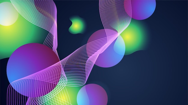 Diseño de plantillas de fondo abstractas coloridas y modernas Diseño gráfico abstract vectorial Patrón de banner Presentación de plantillas web de fondo
