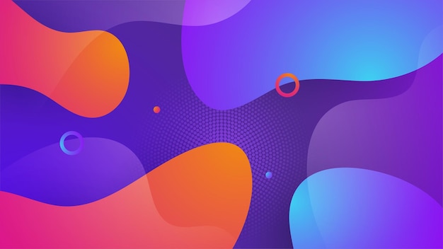 Diseño de plantillas de fondo abstractas coloridas y modernas Diseño gráfico abstract vectorial Patrón de pancarta Presentación de plantillas web de fondo