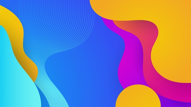 Diseño de plantillas de fondo abstractas coloridas y modernas Diseño gráfico abstract vectorial Patrón de pancarta Presentación de plantillas web de fondo