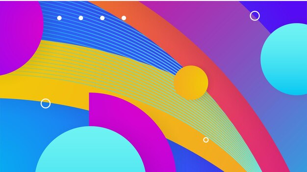 Diseño de plantillas de fondo abstractas coloridas y modernas Diseño gráfico abstract vectorial Patrón de pancarta Presentación de plantillas web de fondo
