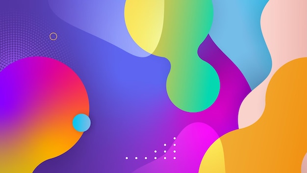 Diseño de plantillas de fondo abstractas coloridas y modernas Diseño gráfico abstract vectorial Patrón de pancarta Presentación de plantillas web de fondo