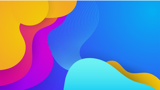 Diseño de plantillas de fondo abstractas coloridas y modernas Diseño gráfico abstract vectorial Patrón de pancarta Presentación de plantillas web de fondo