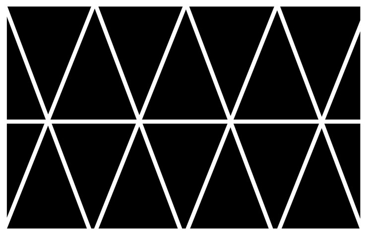 Vector diseño de plantillas de fotos de collage en blanco y negro geométrico fondo de patrón de triángulo geométrica