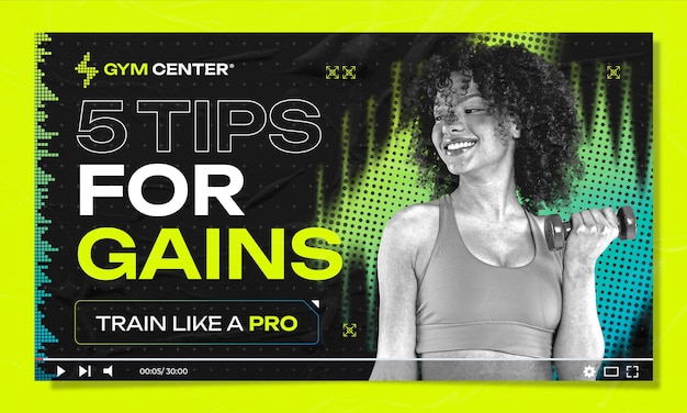 Diseño de plantillas de gimnasio