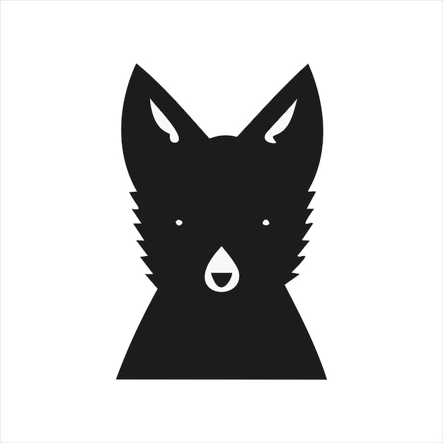 Diseño de plantillas de iconos y logotipos de zorro