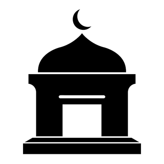 diseño de plantillas de ilustraciones vectoriales de iconos de salas de oración