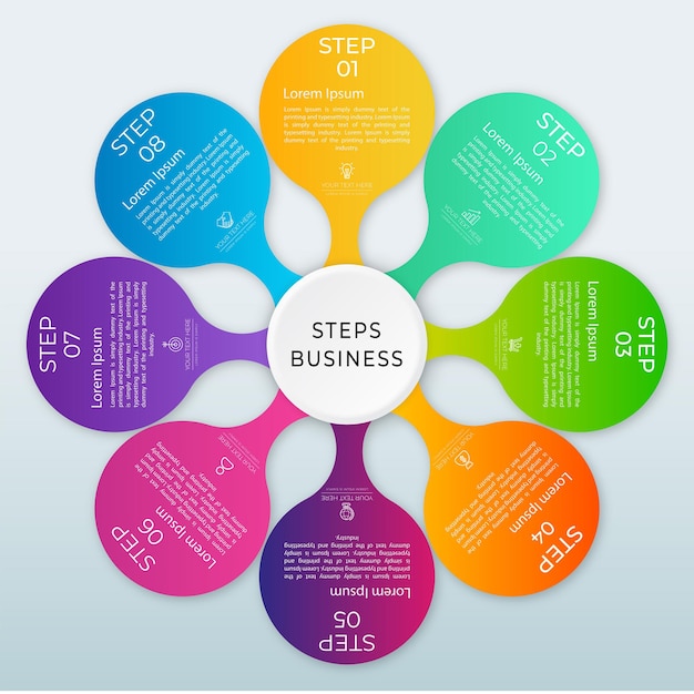 Diseño de plantillas de infografías de negocios en 8 pasos