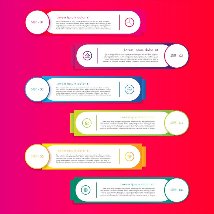 Diseño de plantillas infográficas creativas Diseño de ilustraciones vectoriales Diseño de infografías coloridas