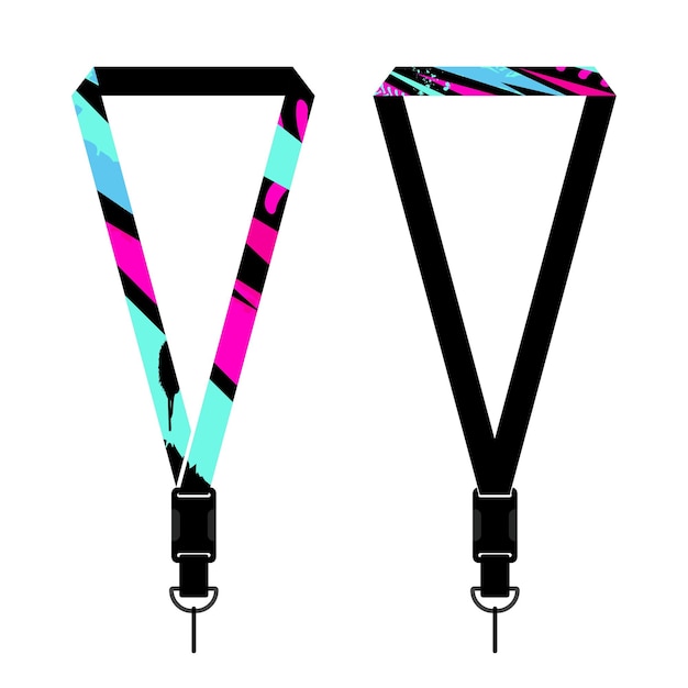 Diseño de plantillas de Lanyard para propósitos de la compañía y más