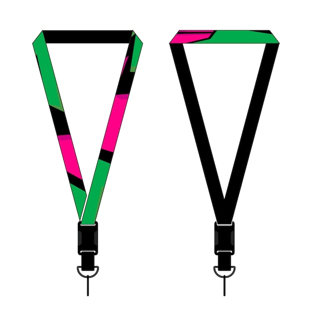Diseño de plantillas de Lanyard para propósitos de la compañía y más