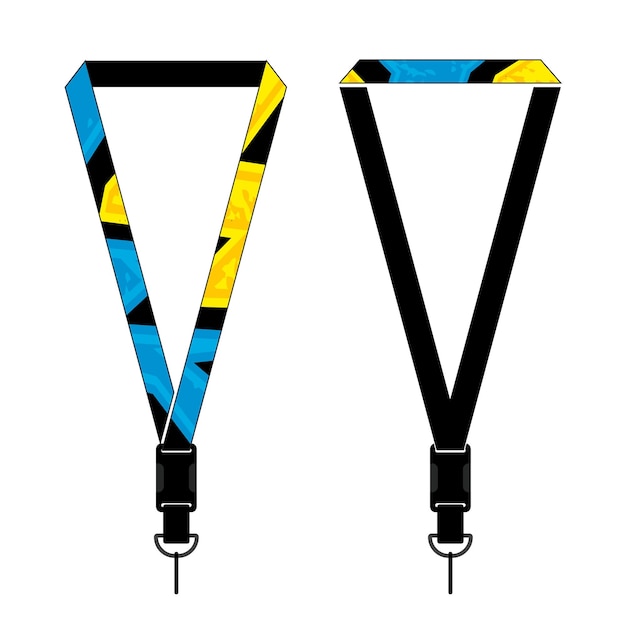 Diseño de plantillas de Lanyard para propósitos de la compañía y más