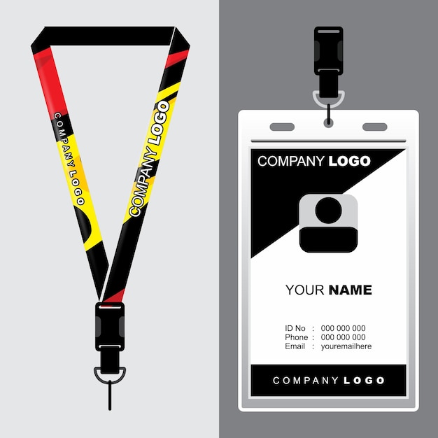 Diseño de plantillas de Lanyard para propósitos de la compañía y más