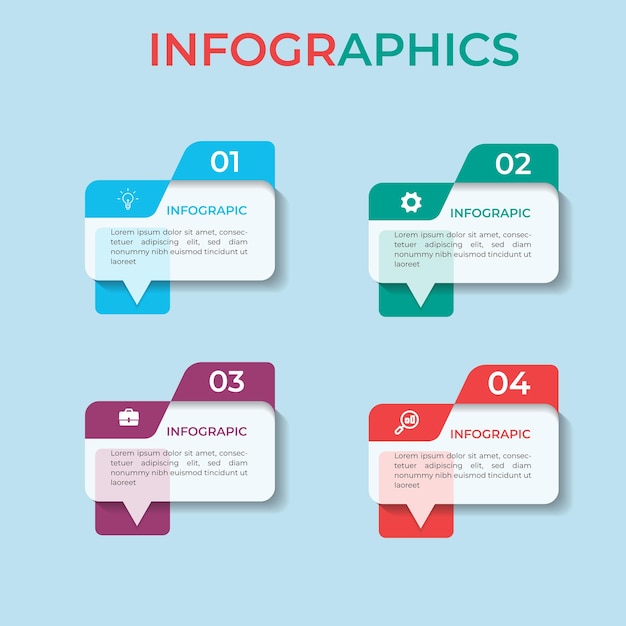 Diseño de plantillas de línea de tiempo infográficas profesionales