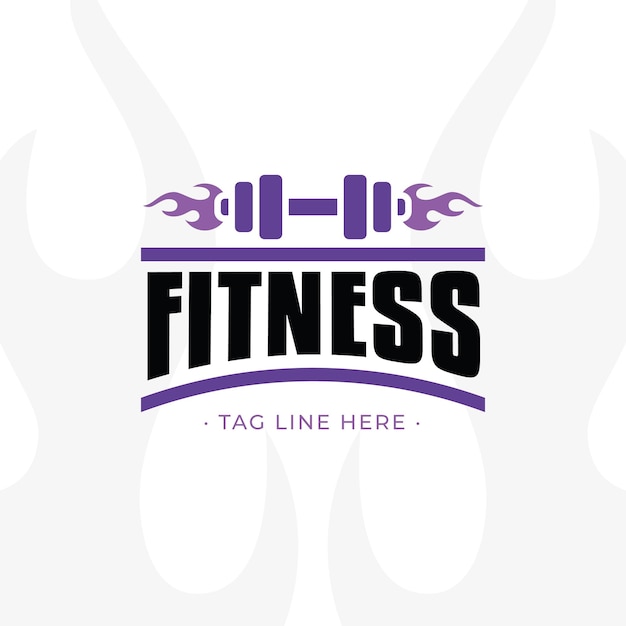 Diseño de plantillas de logotipo de fitness